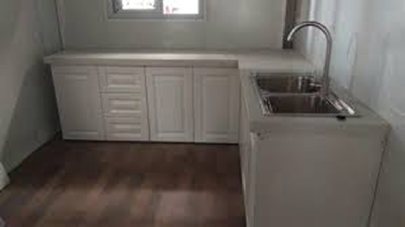 L Shape Kitchen Cabinet For Container House