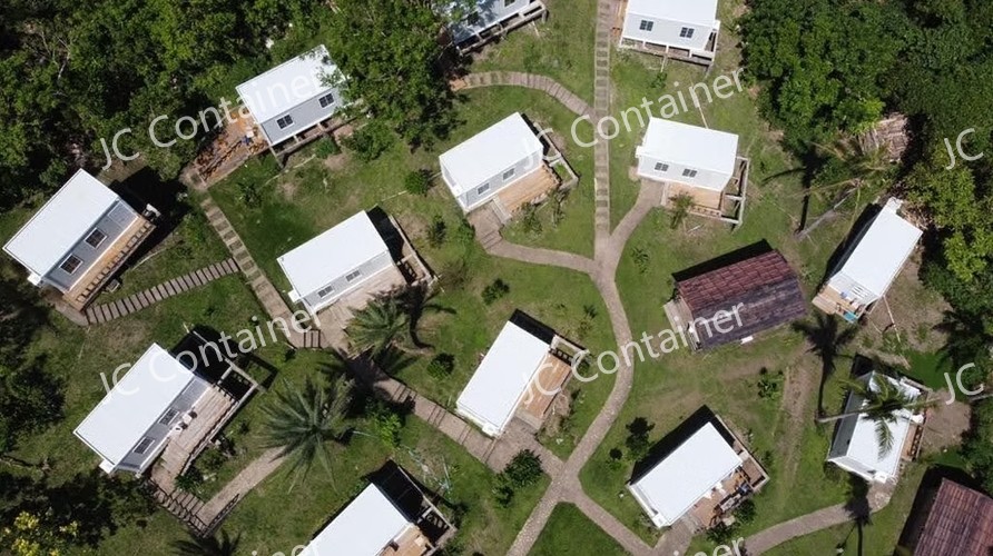40 Units Morden Prefabricated Modular Villa