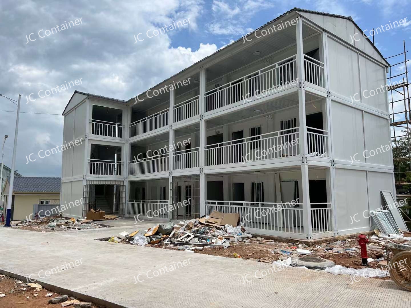 Domestic government student three-story dormitory